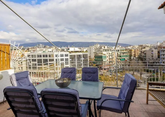 City View Roof Top Apt 10Min From Acropolis Museum
